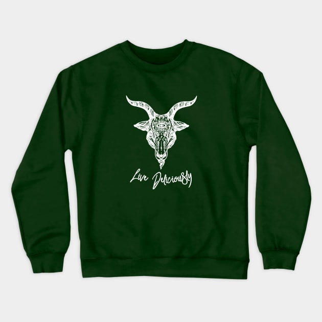 Black Metal Phillip Crewneck Sweatshirt by derrama